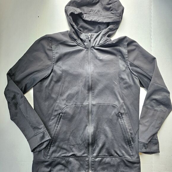 Nike Therma Hyper Elite Hooded Training Dri-Fit Jacket Black Men's Size Medium - Picture 1 of 14
